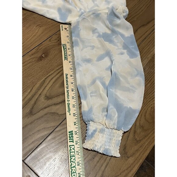 Sunday in Brooklyn by Anthropologie‎ Tie Dye Blouse Lightweight Size L Career - Picture 6 of 13